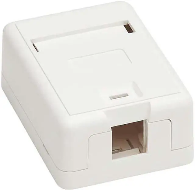 Main image of Tripp Lite N082-001-WH Surface-Mount Box for Keystone Jack - 1 Port, White