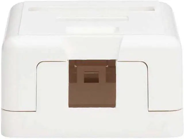 Alt view image 3 of 6 - Tripp Lite N082-001-WH Surface-Mount Box for Keystone Jack - 1 Port, White