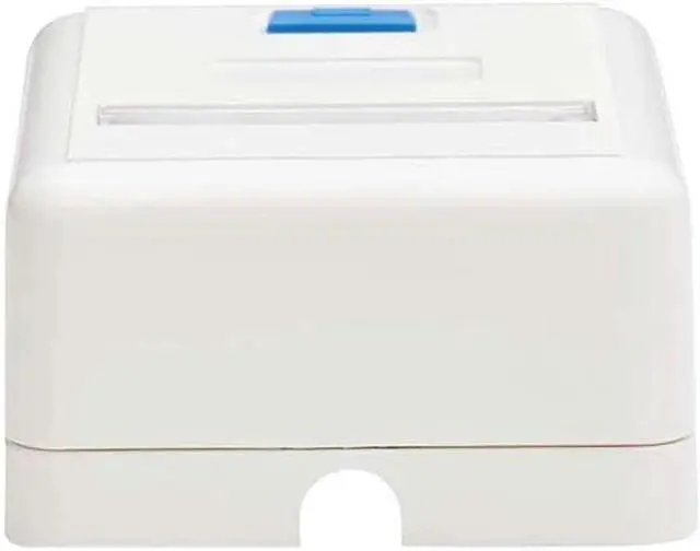 Alt view image 4 of 6 - Tripp Lite N082-001-WH Surface-Mount Box for Keystone Jack - 1 Port, White