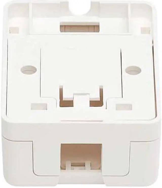 Alt view image 5 of 6 - Tripp Lite N082-001-WH Surface-Mount Box for Keystone Jack - 1 Port, White