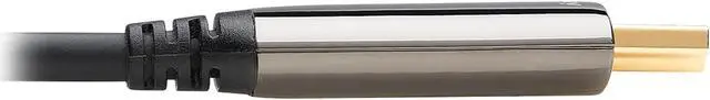 Alt view image 4 of 4 - Tripp Lite P568F-25M-8K6 82 ft. Black 8K HDMI Plenum-Rated Fiber Active Optical Cable (AOC) - 8K UHD @ 60 Hz, HDR Male to Male
