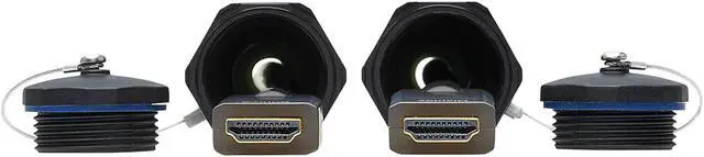Alt view image 4 of 7 - Tripp Lite P568FA-50M-W 164 ft. Black High-Speed Armored HDMI Fiber Active Optical Cable (AOC) with Hooded Connectors - 4K @ 60 Hz, HDR Male to Male