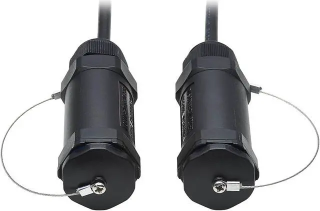 Alt view image 5 of 7 - Tripp Lite P568FA-50M-W 164 ft. Black High-Speed Armored HDMI Fiber Active Optical Cable (AOC) with Hooded Connectors - 4K @ 60 Hz, HDR Male to Male
