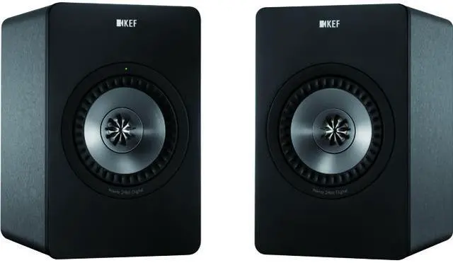 Main image of KEF X300A Digital Hi-Fi Speakers Gun Metal Finish