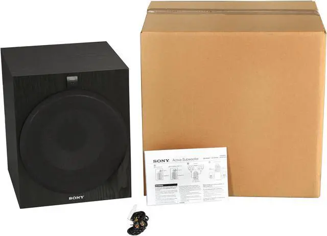 Alt view image 5 of 5 - Sony Performance Line 100 Watt Powered Subwoofer - SA-W2500