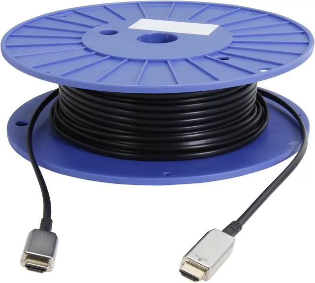 Alt view image 2 of 3 - StarTech.com HDMM30MAO 98.42 ft. Connector A: 1 - HDMI (19 pin) Male
Connector B: 1 - HDMI (19 pin) Male Active Fiber Optic AOC High Speed HDMI Cable Male to Male