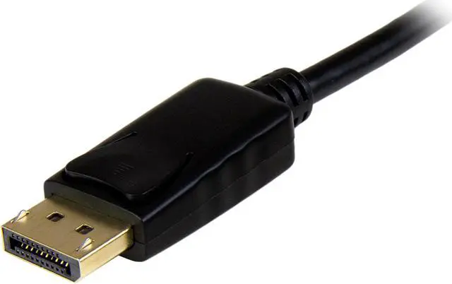 Alt view image 2 of 5 - StarTech.com DP2HDMM2MB DisplayPort to HDMI converter cable - 6.5 ft (2m) - DP to HDMI adapter with built-in cable - (M / M) Ultra HD 4K