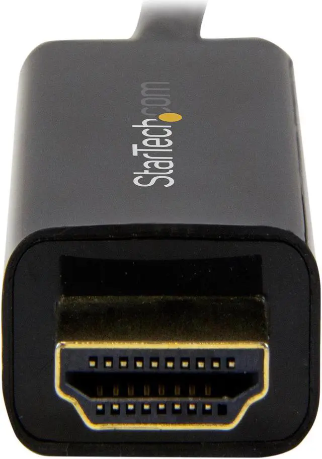 Alt view image 5 of 5 - StarTech.com DP2HDMM3MB DisplayPort to HDMI Adapter Cable - 3 m (10 ft.) - DP to HDMI Adapter with Built-in Cable - (M / M) Ultra HD 4K 30 Hz