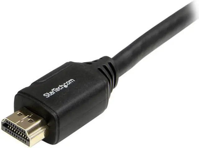 Alt view image 3 of 5 - StarTech HDMM2MP 2m 6 ft Premium High Speed HDMI Cable with Ethernet - 4K 60Hz - Premium Certified HDMI Cable - HDMI 2.0 - 30AWG