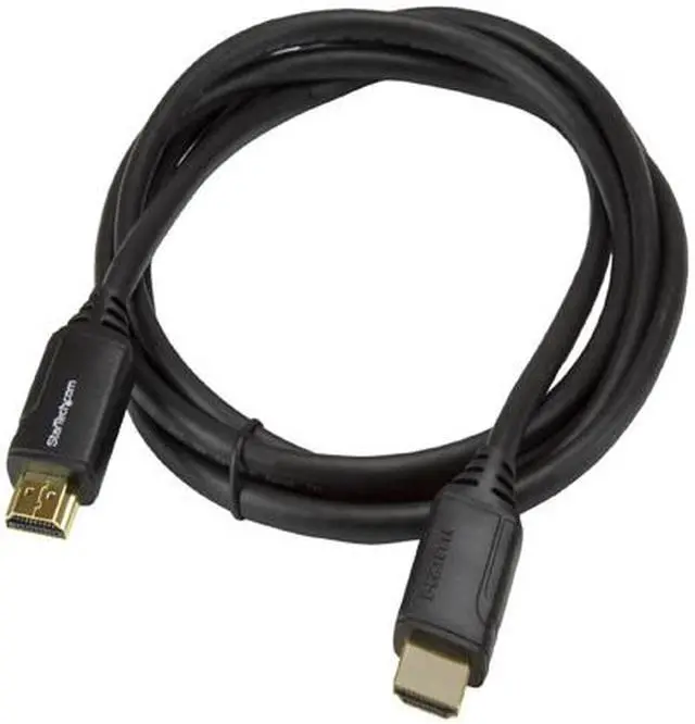 Alt view image 5 of 5 - StarTech HDMM2MP 2m 6 ft Premium High Speed HDMI Cable with Ethernet - 4K 60Hz - Premium Certified HDMI Cable - HDMI 2.0 - 30AWG