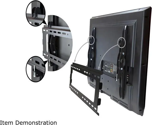 Alt view image 4 of 4 - StarTech.com FLATPNLWALL Flat Screen TV Wall Mount - Tilting - For 32" to 75" TVs - Steel - VESA TV Mount - Monitor Wall Mount