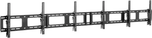 Alt view image 3 of 6 - StarTech.com FPWMNB Black Triple-Display TV Wall Mount