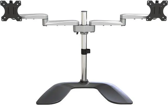 Alt view image 3 of 6 - StarTech.com ARMDUALSS Dual Monitor Stand - Articulating Arms - Height Adjustable - For VESA Mount Monitors up to 32" - Steel & Aluminum (ARMDUALSS)