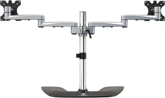 Alt view image 4 of 6 - StarTech.com ARMDUALSS Dual Monitor Stand - Articulating Arms - Height Adjustable - For VESA Mount Monitors up to 32" - Steel & Aluminum (ARMDUALSS)