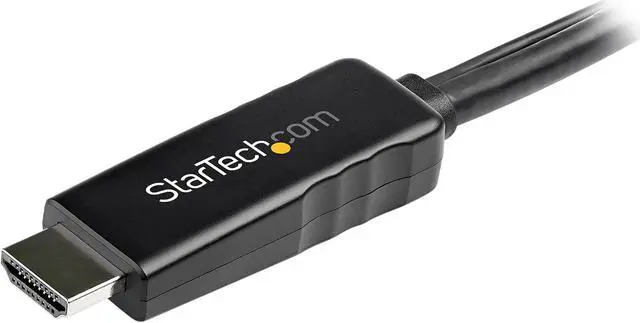 Alt view image 3 of 6 - StarTech.com HD2DPMM2M 2m (6.6 ft.) HDMI to DisplayPort Adapter Cable with USB Power - 4K 30Hz Active HDMI 1.4 to DP 1.2 Converter (HD2DPMM2M)