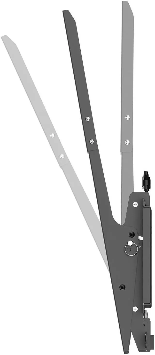 Alt view image 4 of 6 - Portrait/Vertical TV Wall Mount, Heavy Duty TV Wall Mount, 40-55 inch VESA TV (110lb/50kg), Tilting Low Profile Digital Signage Television Mount with Lockable Security Bar - TV/Display Wall Mount