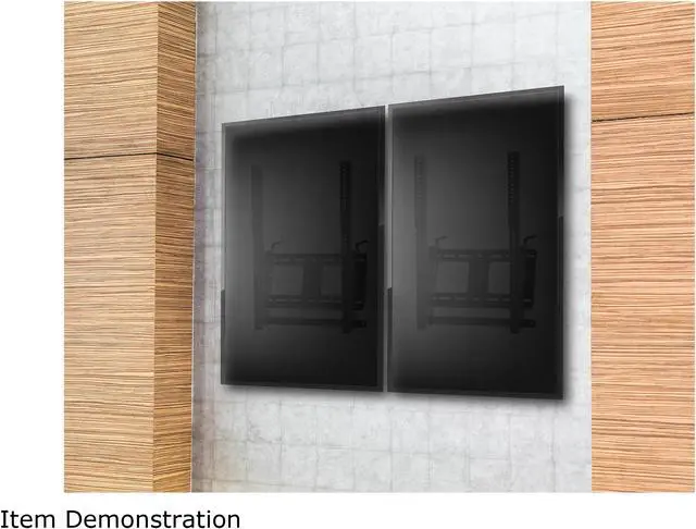 Alt view image 6 of 6 - Portrait/Vertical TV Wall Mount, Heavy Duty TV Wall Mount, 40-55 inch VESA TV (110lb/50kg), Tilting Low Profile Digital Signage Television Mount with Lockable Security Bar - TV/Display Wall Mount