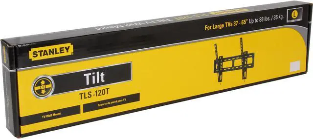 Alt view image 4 of 4 - Stanley Mounts TLS-120T 37" - 70" Tilt TV Wall Mount LED & LCD HDTV, up to VESA 600x400 Max Load 100 lbs, Compatible with Samsung, Vizio, Sony, Panasonic, LG, and Toshiba TV