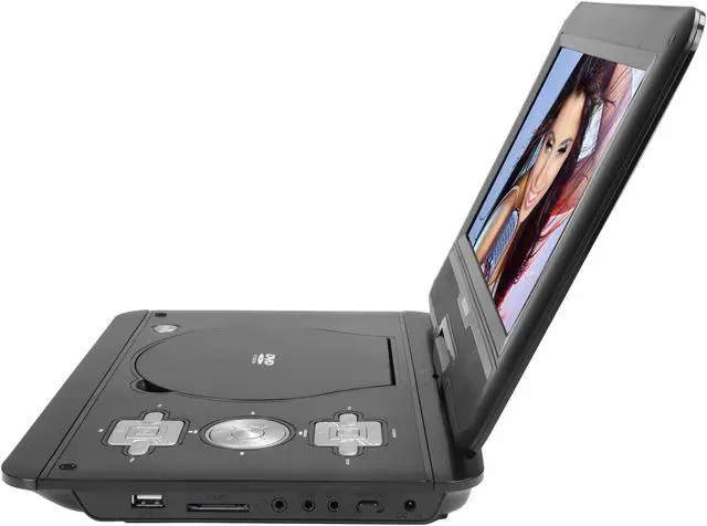 Alt view image 3 of 8 - Sylvania SDVD1032 10.1" Portable DVD & Media Player with Swivel Screen & 5HR Li-P Battery