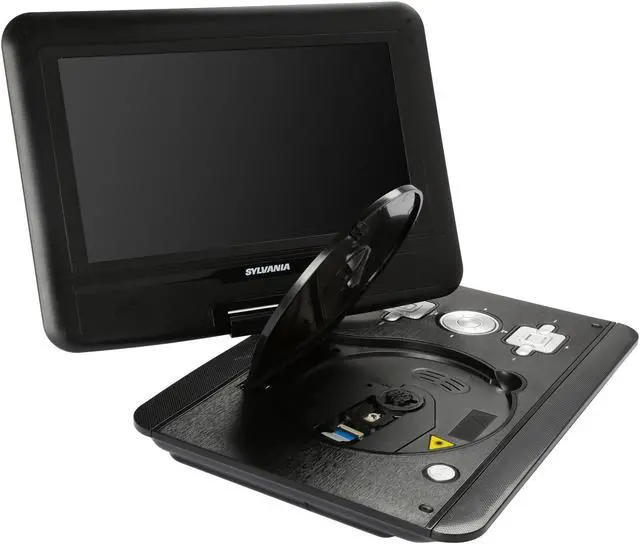 Alt view image 6 of 8 - Sylvania SDVD1032 10.1" Portable DVD & Media Player with Swivel Screen & 5HR Li-P Battery