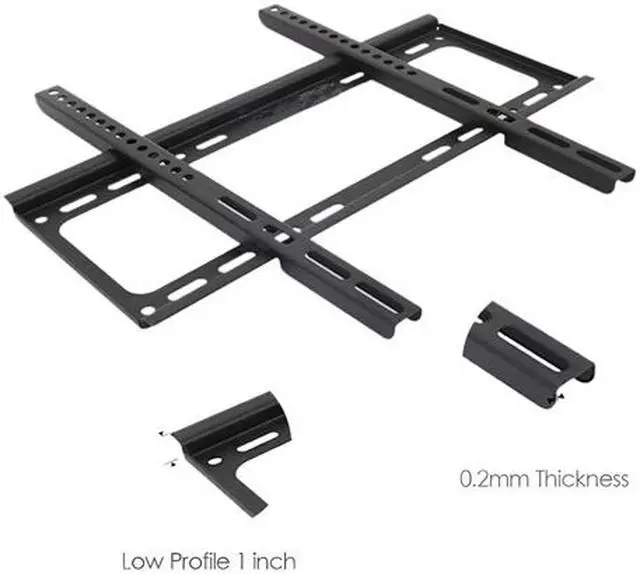 Alt view image 4 of 5 - Inland ProHT Ultra Slim Tilting TV Wall Mount for 37"-70" Flat-Panel TVs 05336