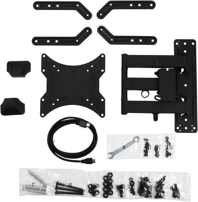 Alt view image 6 of 7 - ProHT by Inland 05414 23" - 55" Articulating TV Wall Mount LED & LCD HDTV, VESA 400x400, max load 66 lbs. with 6 ft HDMI cable compatible with Samsung, Vizio, Sony, Panasonic, LG and Toshiba TV