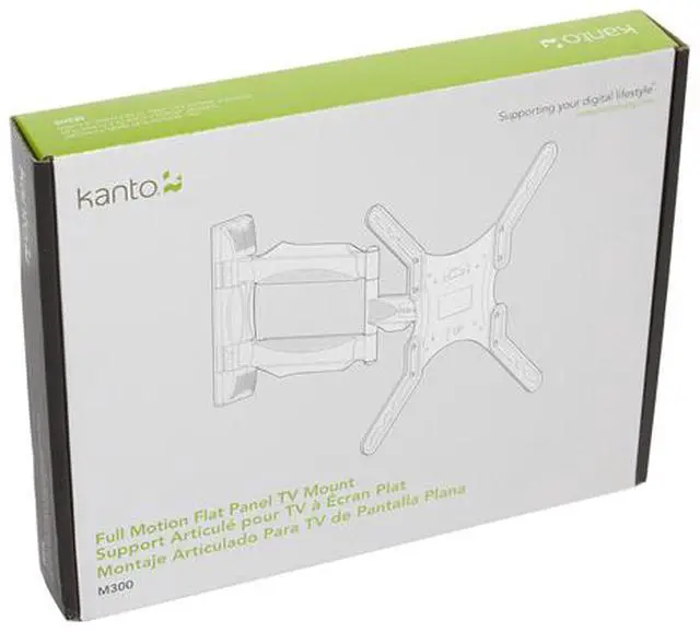 Alt view image 12 of 12 - Kanto M300 Full Motion Mount for 26-inch to 55-inch TVs (Black)