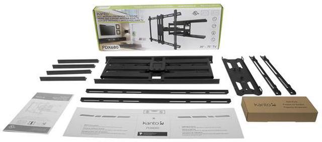 Alt view image 12 of 13 - Kanto PDX680 Full Motion Mount for 39-inch to 80-inch TVs (Black)