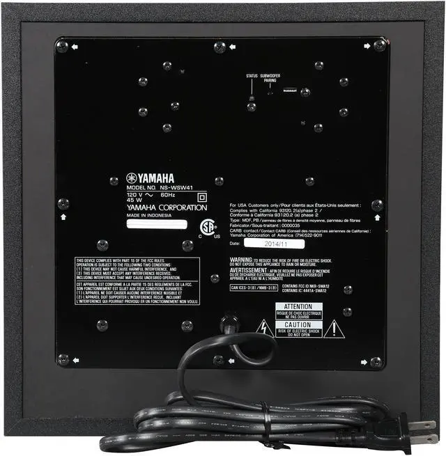 Alt view image 9 of 10 - Yamaha YAS-203BL Soundbar with Wireless Subwoofer and Bluetooth