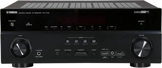 Alt view image 3 of 6 - Manufacturer Recertified YAMAHA RX-V775BT 7.2-Channel Receiver