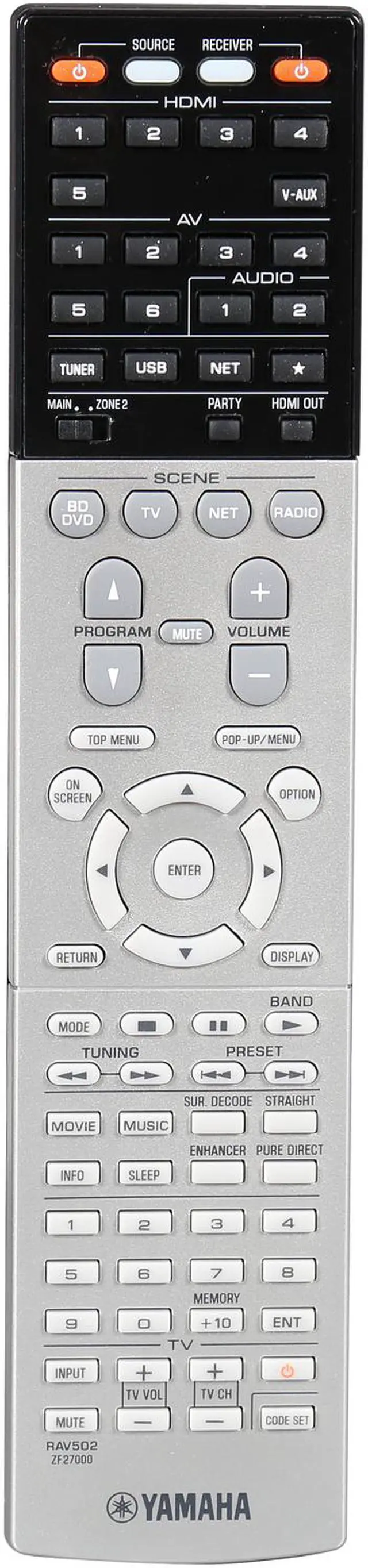 Alt view image 6 of 6 - Manufacturer Recertified YAMAHA RX-V775BT 7.2-Channel Receiver