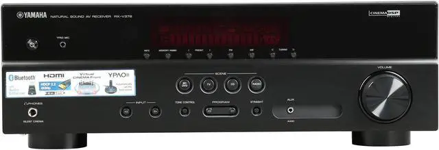 Alt view image 2 of 6 - Yamaha RX-V379 5.1-Channel Network AV receiver with Bluetooth
