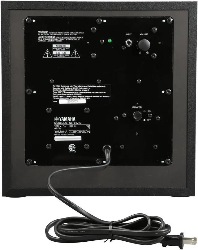 Alt view image 9 of 19 - Yamaha YHT-4920BL Home Theater in a Box System, Bluetooth