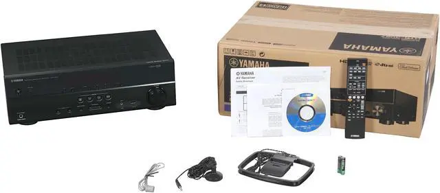 Alt view image 6 of 6 - YAMAHA HTR-3067 AV receiver 5.1ch / 4K Ultra HD corresponding black