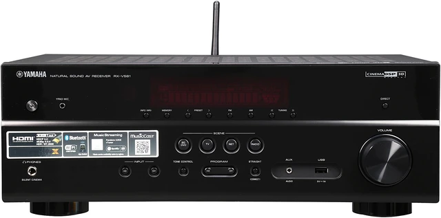 Yamaha RX-V581 7.2-Channel Network A/V Receiver, Black - Newegg.com