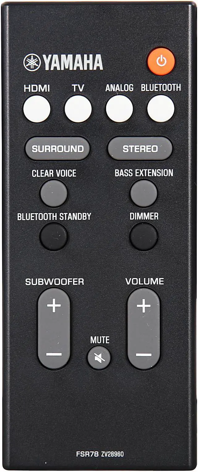 Alt view image 7 of 8 - Yamaha YAS-106 Soundbar with Dual Built-In Subwoofers