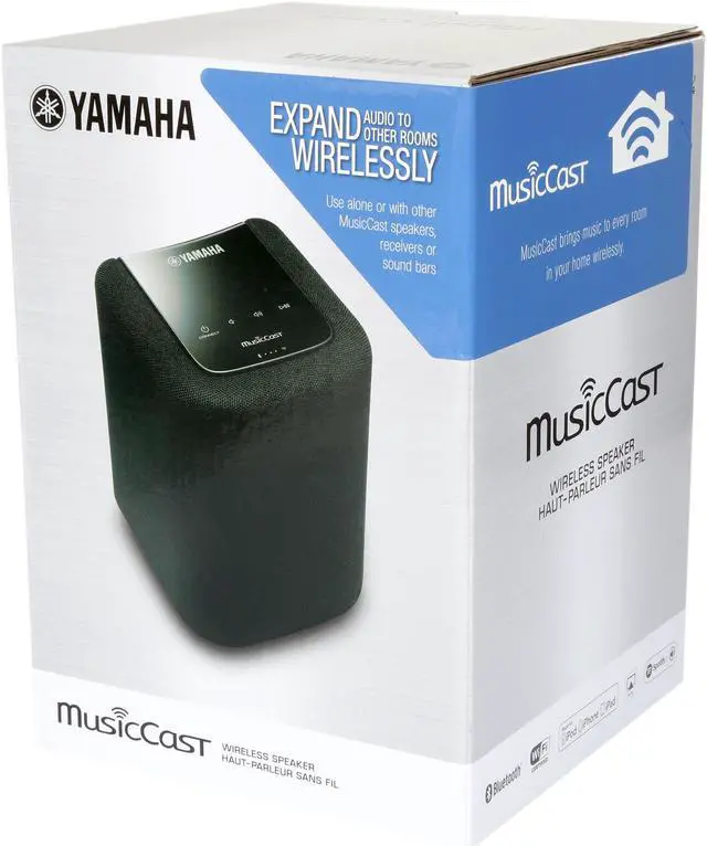 Alt view image 8 of 8 - Yamaha WX-010 MusicCast Wireless Speaker (Black)