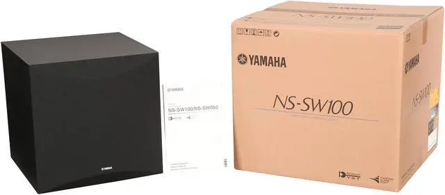 Alt view image 5 of 6 - YAMAHA NS-SW100 - 10-Inch 100-Watt-Max Powered Subwoofer - Black