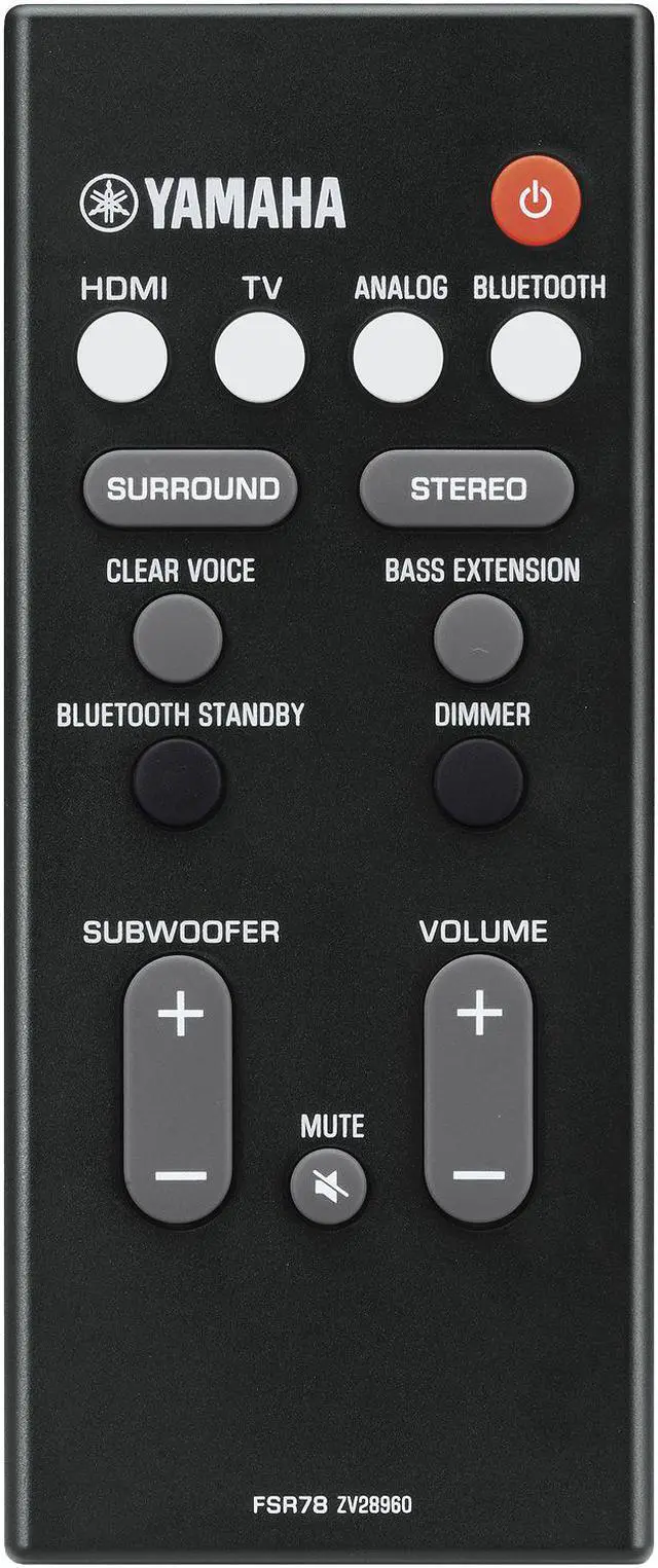 Alt view image 6 of 6 - Yamaha YAS-207 Sound Bar with DTS Virtual:X