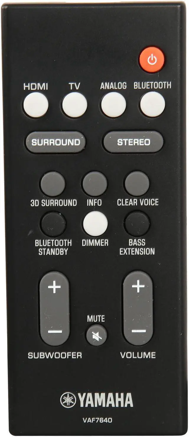 Alt view image 6 of 7 - Yamaha Refurbished ATS-1080 Sound Bar with Built-in Subwoofers