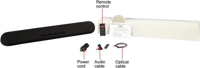 Alt view image 7 of 7 - Yamaha Refurbished ATS-1080 Sound Bar with Built-in Subwoofers
