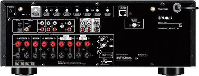 Alt view image 4 of 4 - YAMAHA RX-V6A 7.2-channel AV Receiver with 8K HDMI and MusicCast - Black