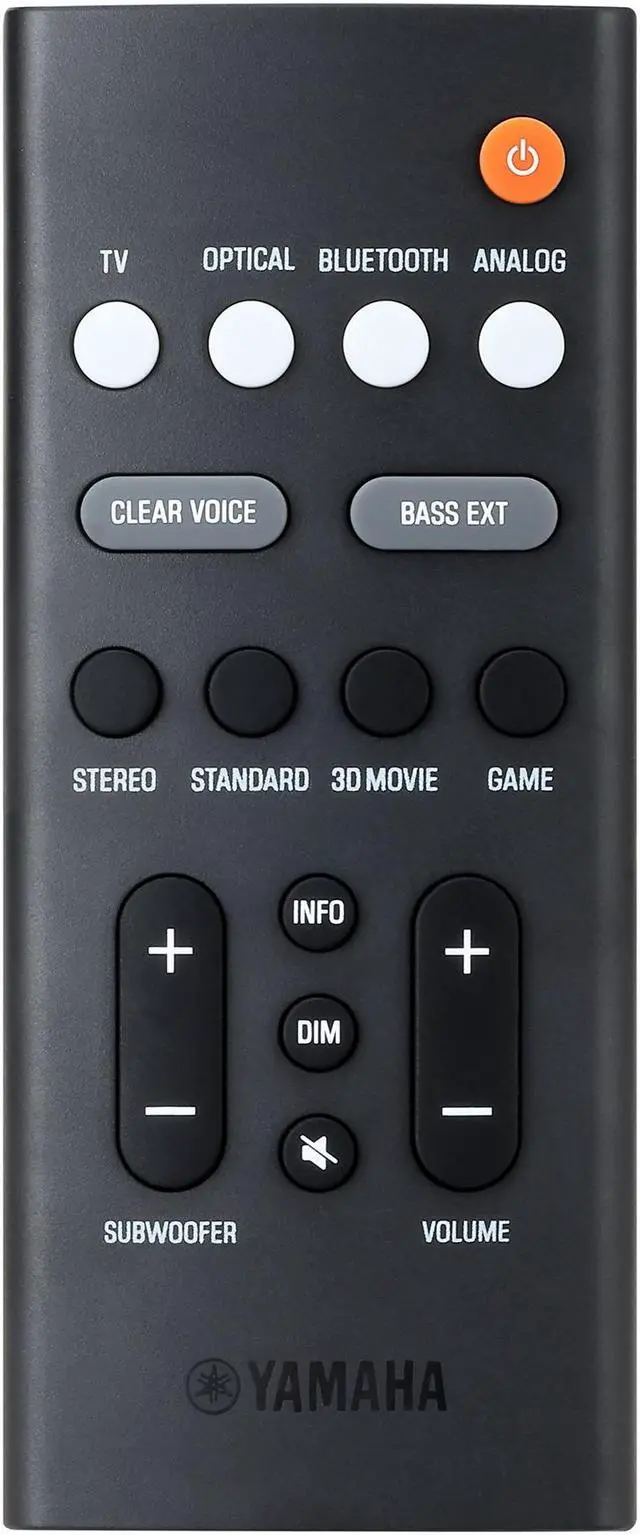 Alt view image 10 of 10 - YAMAHA SR-C30A - 2.1-Channel Soundbar with Built-in Subwoofer - Black