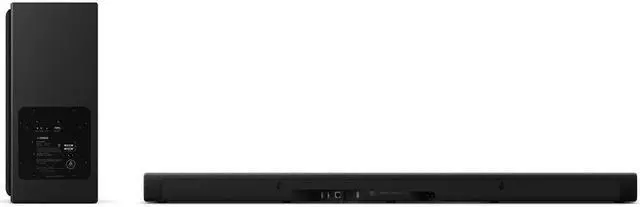Alt view image 3 of 5 - YAMAHA SR-X50ABL True X Bar 50A 280W 2.1.2-Channel Dolby Atmos Sound Bar System - Black