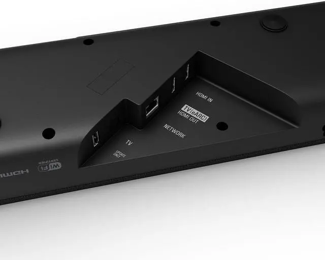 Alt view image 4 of 5 - YAMAHA SR-X50ABL True X Bar 50A 280W 2.1.2-Channel Dolby Atmos Sound Bar System - Black