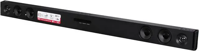 Alt view image 2 of 13 - LG LAS465B 2.1ch 300W Sound Bar with Wireless Subwoofer and Bluetooth Connectivity