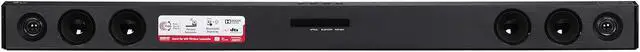 Alt view image 3 of 13 - LG LAS465B 2.1ch 300W Sound Bar with Wireless Subwoofer and Bluetooth Connectivity