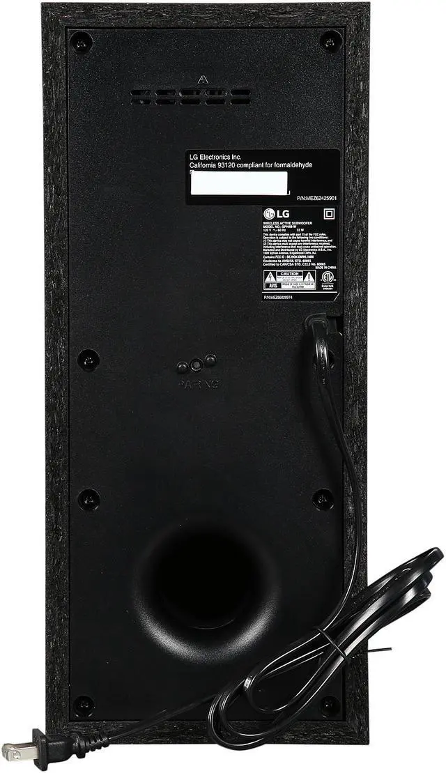 Alt view image 12 of 13 - LG LAS465B 2.1ch 300W Sound Bar with Wireless Subwoofer and Bluetooth Connectivity