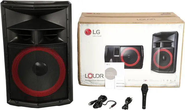Alt view image 7 of 7 - LG Electronics FJ7 LOUDR Bluetooth PA Speaker System