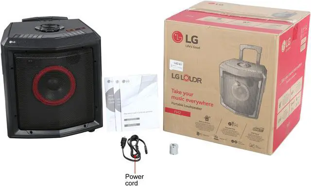 Alt view image 8 of 7 - LG FH2 50W Loudr Portable Speaker System with Bluetooth